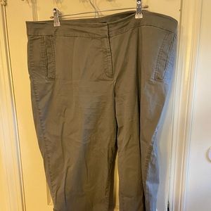 Eileen Fisher Grey Crop Pants